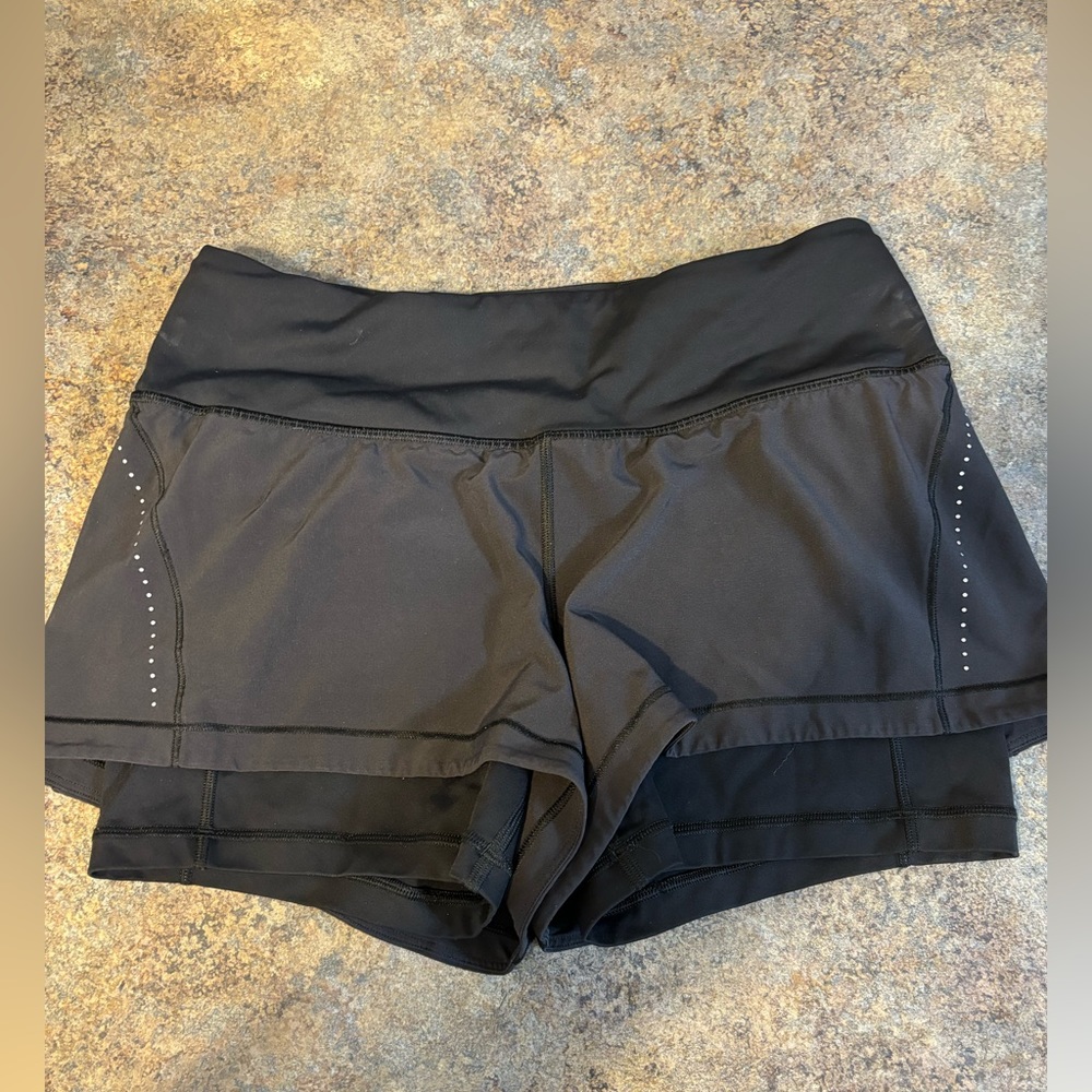 Lululemon black shorts. Size 6